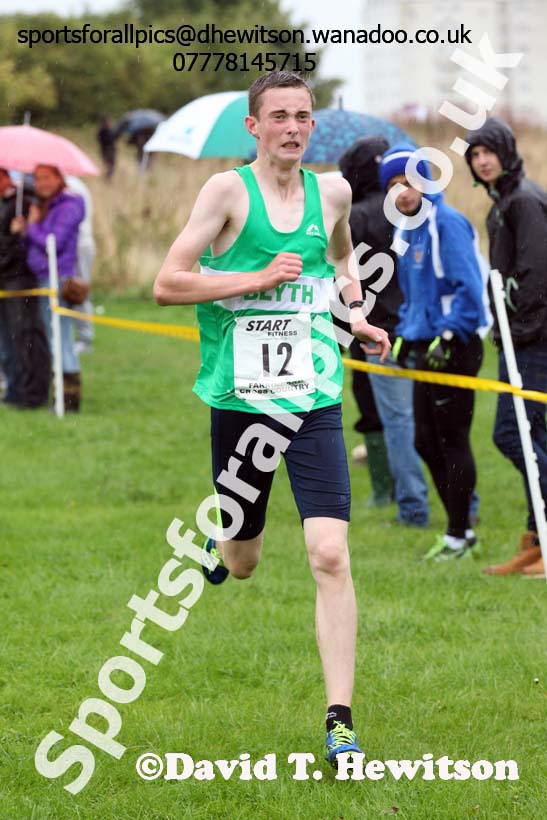 Boys under-15s, Sunderland Harriers Open Cross Counry, Farringdon Park, Sunderland. Photo: David T. Hewitson/Sports for All Pics